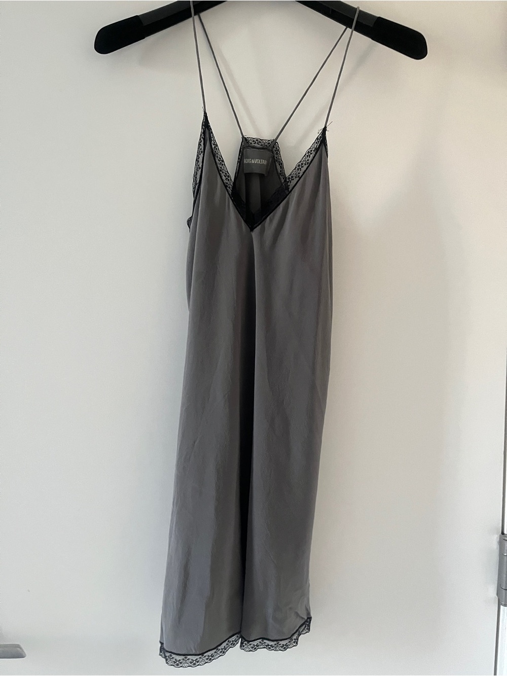 Zadig & Voltaire Caroline 100% Silk Slip Dress XS